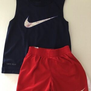 Nike Navy Dri-FIT Sleeveless Tank